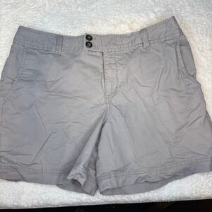 Eddie Bauer Comfort‎ Waist Shorts Casual Everyday Walking Gray Size 14